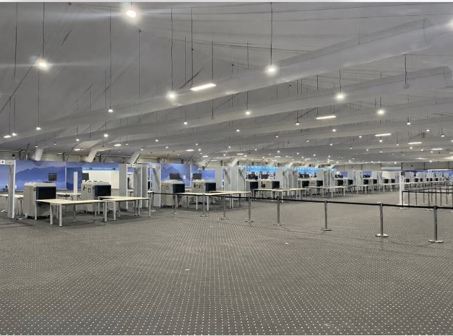 COP27 facility interior in Sharm El-Sheikh